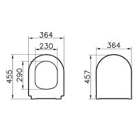 Сиденье для унитаза Vitra S50 с Микролифтом арт-110-003-019 — фото 2, Сиденья для унитаза