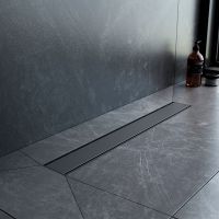 Душевой лоток AM.PM PrimeFlow 60 с Черной матовой решеткой / под плитку Tile арт-W02SC-U11-060-04BM — фото 7, Душевые лотки