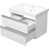 Товар: Тумба с раковиной Misty Ингрид 75 подвесная Белая арт-УТ000015021 - фото 4 Тумба с раковиной Misty Ингрид 75 подвесная Белая арт-УТ000015021 — фото 4, Тумбы с раковиной