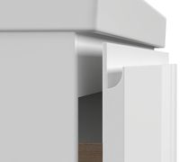 Тумба под раковину Cersanit Moduo Slim 80 подвесная Белая арт-64126 — фото 3, Тумбы под раковину