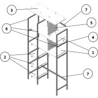 Товар: Стеллаж Sanflor Лофт №1 86 напольный Светлое северное дерево арт-С08089 - фото 2 Стеллаж Sanflor Лофт №1 86 напольный Светлое северное дерево арт-С08089 — фото 2, Стеллажи для ванной комнаты