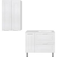 Тумба под раковину Style Line Альба 90 R Люкс Plus Белая арт-ЛС-000010054 — фото 4, Тумбы под раковину