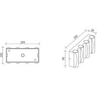 Настенный светильник Crystal Lux Белый Золото арт-CLT 022W4 WH-GO 4000K — фото 3, Бра