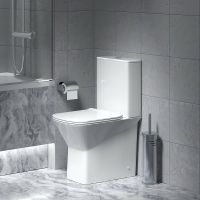 Унитаз компакт Grossman Cristal с бачком и сиденьем Микролифт арт-GR-4471S — фото 5, Напольные унитазы