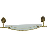 Стеклянная полка Migliore Edera Бронза арт-16898 — фото 2, Полки для ванной и душа