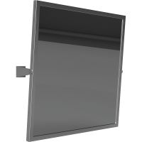 Косметическое зеркало Bemeta Help Нержавеющая сталь матовая арт-301401042 — фото 1, Косметические зеркала