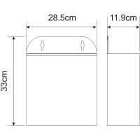 Ведро для мусора WasserKRAFT Хром арт-K-10611 — фото 5, Мусорные ведра