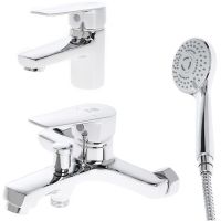 Комплект смесителей Orange Loop Хром арт-M26-311cr — фото 5, Готовые комплекты для ванной комнаты