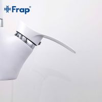 Смеситель для кухни Frap Белый арт-F4101-12 — фото 3, Смесители для кухни