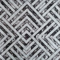 Обои Yien Colorshock Винил на флизелине (1,06*10) Серебряный/Серый/Черный, Мрамор/Геометрия арт-A16016-3 — фото 1, Обои для стен