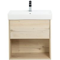 Тумба под раковину BelBagno Neon 50 подвесная Pino Bianco арт-NEON-500-1C-SO-PB — фото 1, Тумбы под раковину