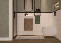 Тумба под раковину Creto Pollino 37 подвесная Truffle арт-15-1418-1419TR — фото 4, Тумбы под раковину