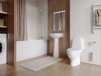 Товар: Унитаз компакт Santeri Соната с бачком и сиденьем арт-1.P201.2.S00.00B.F - фото 8 Унитаз компакт Santeri Соната с бачком и сиденьем арт-1.P201.2.S00.00B.F — фото 8, Напольные унитазы