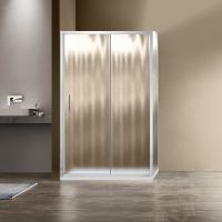 Душевой уголок Vincea Garda 160х80 профиль Хром стекло шиншилла арт-VSR-1G8016CH — фото 1, Прямоугольные душевые уголки