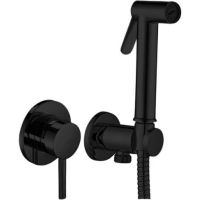 Гигиенический душ со смесителем Paffoni Light Черный матовый арт-KITDUP110NO — фото 1, Гигиенические души