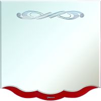 Зеркало Bellezza Версаль 100 с подсветкой Красное арт-4611117060038 — фото 1, Зеркала в ванную комнату