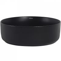 Раковина-чаша Abber Bequem 36 Черная матовая арт-AC2108MB — фото 3, Раковины накладные