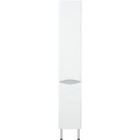 Шкаф пенал Corozo Омаха 30 Белый Металлик арт-SD-00000968 — фото 1, Пеналы для ванной комнаты