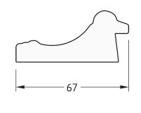 Зеркало Evoform Definite 106х56 в багетной раме - Состаренное золото 67 мм арт-BY 1061 — фото 5, Зеркала в ванную комнату