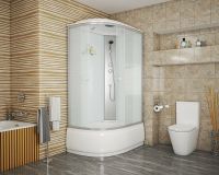 Душевая кабина Niagara Eco 120x80 R без гидромассажа арт-E120/80/40R/MT — фото 3, Душевые кабины