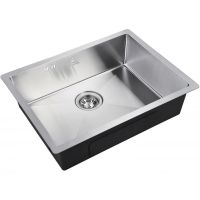 Кухонная мойка ZorG Steel Hammer 58 Нержавеющая сталь арт-SH 5844 — фото 1, Кухонные мойки