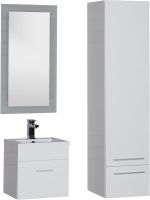 Товар: Тумба под раковину Aquanet Нота 50 подвесная Белая арт-159138 - фото 2 Тумба под раковину Aquanet Нота 50 подвесная Белая арт-159138 — фото 2, Тумбы под раковину