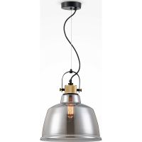 Подвесной светильник Maytoni Pendant Irving Дымчатый Черный арт-T163PL-01C — фото 1, Подвесные светильники