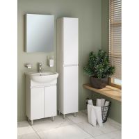 Тумба под раковину Runo Лада 50 Белая арт-00-00001162 — фото 4, Тумбы под раковину