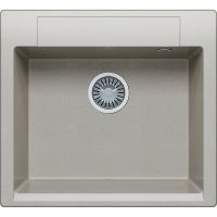 Кухонная мойка Polygran Argo-560 №14 Серая арт-575790 — фото 1, Кухонные мойки