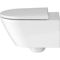 Унитаз Duravit D-Neo подвесной с сиденьем Микролифт арт-45770900A1 — фото 2, Подвесные унитазы