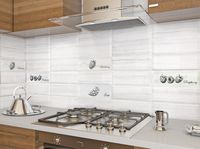 Керамический декор Monopole Ceramica Fruit Laguna Grape 10х30 см арт-Decor Fruit Laguna Grape 10x30 — фото 2, Керамическая плитка