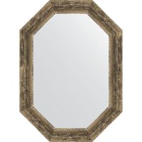 Товар: Зеркало Evoform Octagon 53x73 в багетной раме - Старое дерево с плетением 70 мм арт-BY 7121 - фото 1 Зеркало Evoform Octagon 53x73 в багетной раме - Старое дерево с плетением 70 мм арт-BY 7121 — фото 1, Зеркала в ванную комнату