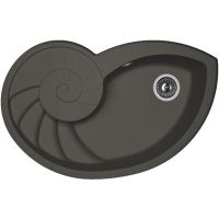 Кухонная мойка Florentina Наутилус-820 Антрацит арт-20.350.E0820.302 — фото 1, Кухонные мойки