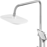 Душевая система Grossman Alba Хром Белая арт-500.K35.06.100/000 — фото 4, Душевые стойки