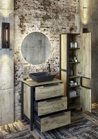 Зеркало Sanflor Гард 70 с подсветкой с сенсорным выключателем арт-С22579 — фото 6, Зеркала в ванную комнату