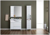 Шкаф пенал Aquanet Доминика 35 R Белый арт-170802 — фото 5, Пеналы для ванной комнаты