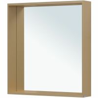 Зеркало Allen Brau Reality 70 с подсветкой Латунь браш с сенсорным выключателем арт-1.32017.03 — фото 1, Зеркала в ванную комнату