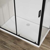 Душевой уголок Vincea City 120х90 профиль Черный стекло прозрачное арт-VSR-5CT9012CLB — фото 5, Прямоугольные душевые уголки