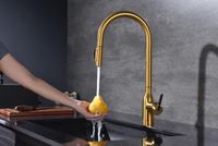 Смеситель для кухни Paulmark Universal Брашированное золото арт-Un213880-BG — фото 12, Смесители для кухни