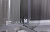 Душевой уголок Esbano ESR-8170 100x100 профиль Хром стекло рифленое арт-ESUGR8170 — фото 6, Душевые уголки трапеция