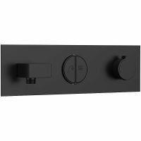 Товар: Душевая система Vincea Inspire с термостатом Черная матовая арт-VSFW-422TI1MB - фото 4 Душевая система Vincea Inspire с термостатом Черная матовая арт-VSFW-422TI1MB — фото 4, Встраиваемые душевые комплекты