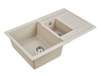 Товар: Кухонная мойка Paulmark Flugen 60/1,5 Бежевая арт-PM237850-BE - фото 2 Кухонная мойка Paulmark Flugen 60/1,5 Бежевая арт-PM237850-BE — фото 2, Кухонные мойки