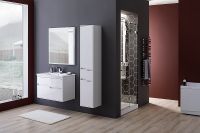 Шкаф пенал Aquanet Модена 35 L подвесной Белый глянец арт-218461 — фото 4, Пеналы для ванной комнаты