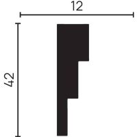 Молдинг Decor-Dizayn 2000x12x42 мм арт-DD624 — фото 4, Молдинги