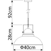 Подвесной светильник Artelamp Martin Коричневый арт-A5213SP-1BR — фото 4, Подвесные светильники