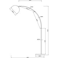 Торшер Artelamp Paolo Белый Полированная медь арт-A5822PN-1PB — фото 5, Торшеры