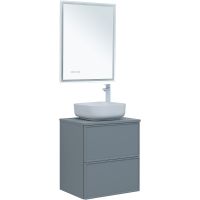 Товар: Тумба под раковину Aquanet Арт 60 подвесная Мисти грин арт-313274 - фото 15 Тумба под раковину Aquanet Арт 60 подвесная Мисти грин арт-313274 — фото 15, Тумбы под раковину