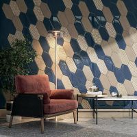 Керамическая плитка Kerama Marazzi Монтиш бежевый матовый настенная 14х34 см арт-35017 — фото 3, Керамическая плитка