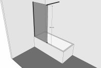 Товар: Шторка на ванну Allen Brau Infinity 3 80 профиль Медь браш стекло тонированное арт-3.21066.60.T - фото 5 Шторка на ванну Allen Brau Infinity 3 80 профиль Медь браш стекло тонированное арт-3.21066.60.T — фото 5, Неподвижные шторки для ванной