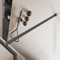 Товар: Душевая перегородка Vincea Walk-In 90 профиль Вороненая сталь стекло рифленое арт-VSW-1HP900FLGM - фото 3 Душевая перегородка Vincea Walk-In 90 профиль Вороненая сталь стекло рифленое арт-VSW-1HP900FLGM — фото 3, Душевые перегородки